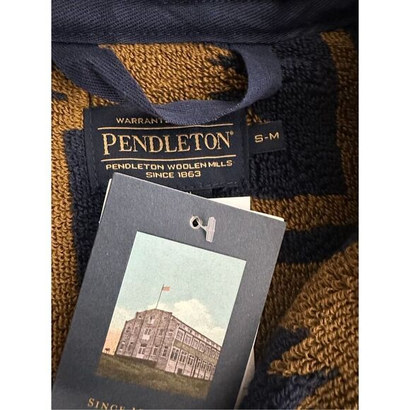 NWT Pendleton UNISEX HARDING COTTON TERRY VELOUR ROBE Size S/M - Picture 13 of 16